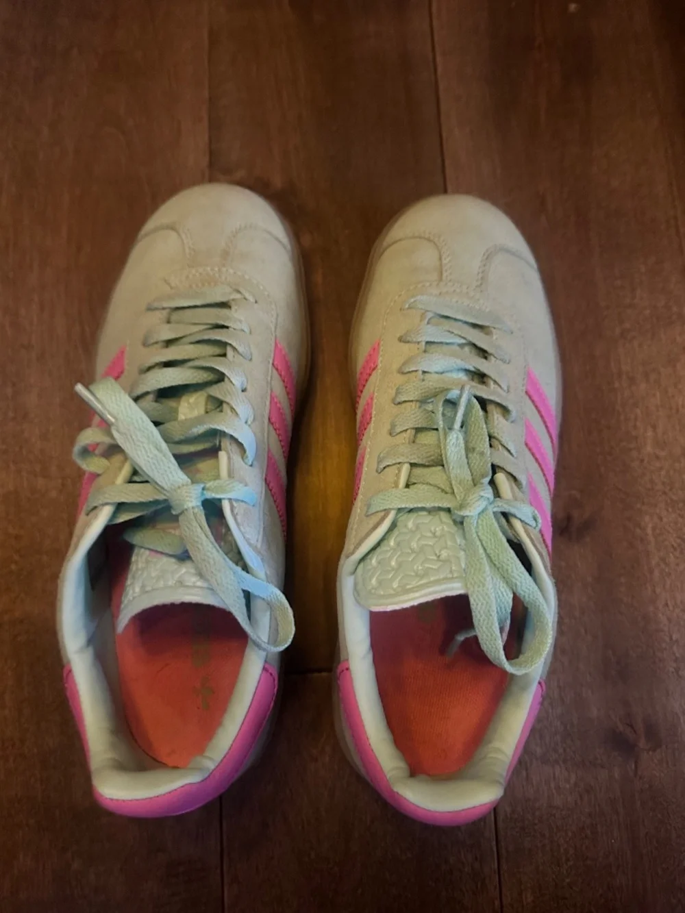 Adidas platformed gazelle